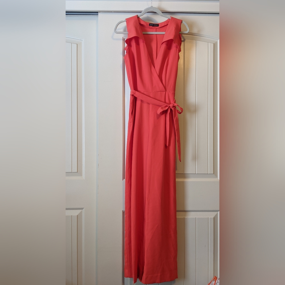 Banana Republic orange jumpsuit